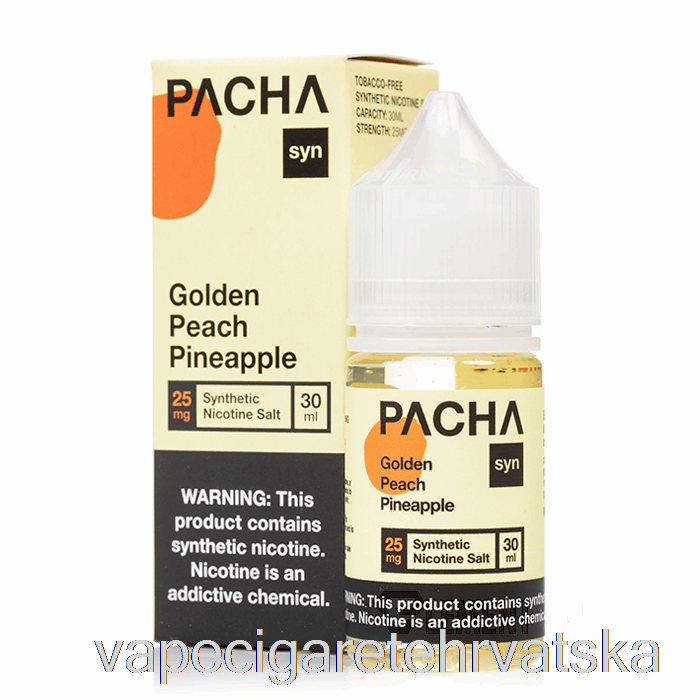 Vape Hrvatska Zlatna Breskva Ananas - Pacha Syn Soli - 30ml 25mg